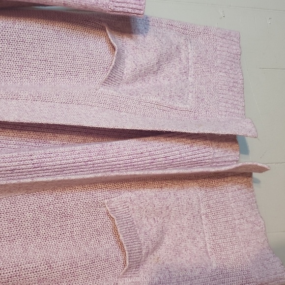 Talbots Pink Cardigan Sweater Lightweight Open Front - Picture 4 of 7